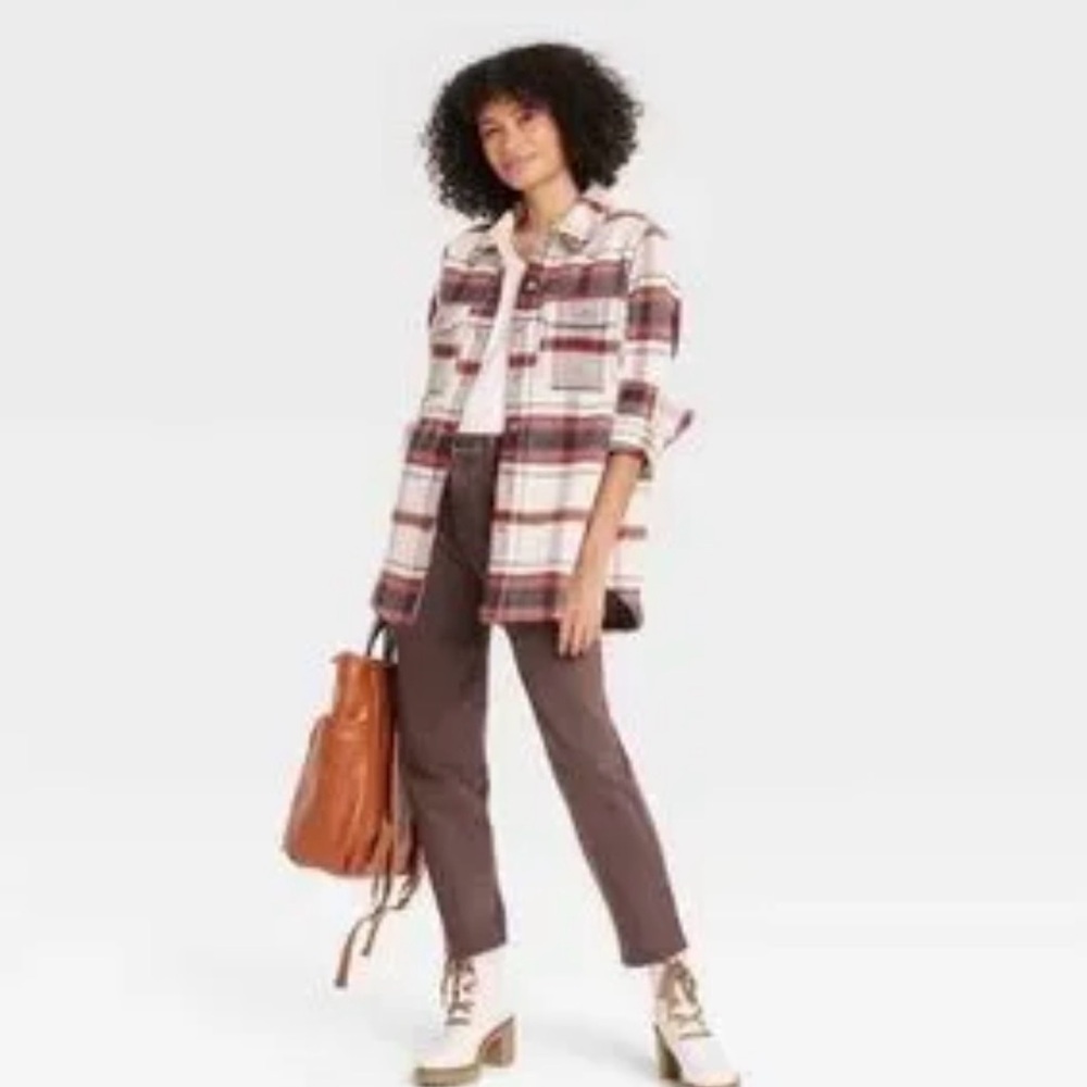 Women’s Button-Down Shacket Blazer- Universal Thr… - image 3